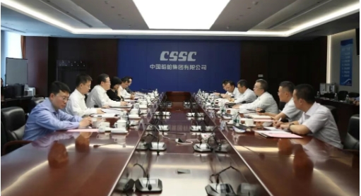 王国强与中国银行党委副书记、副董事长、行长张辉会...